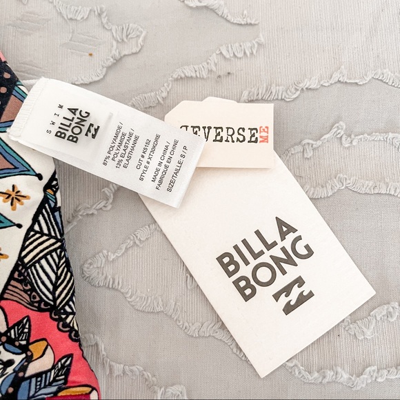 Billabong Dreamer Hi-Neck Reversible Bikini Top S - Picture 6 of 6